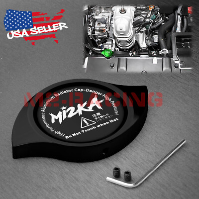 #ad Black Billet Aluminum Radiator Protector Pressure Cap Cover Car High Performance $12.99