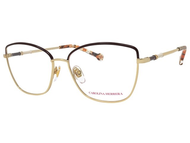 Оправа для очков Carolina Herrera VHE179K 0H33 бордового цвета с металлической оптикой 55-15-140 31490₽