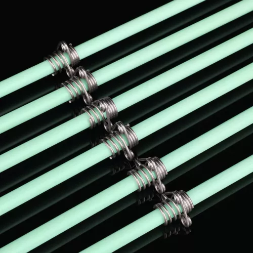 3/6/12pcs 35" Bowfishing Arrows Night Glow Broadheads Solid Bow Fishing Hunting - Picture 3 of 13