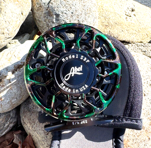ABEL SDF 4/5 FLY REEL - RETRO GREEN CAMO - MINT