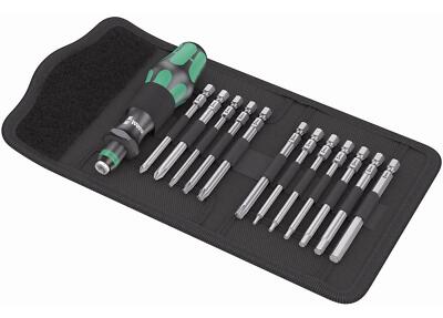 Wera 004171 13-teilig Kraftform Schraubendreher & Kreuzschlitz, Sechskant, Torx Bits, Fahrrad Set 2