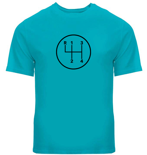 Manual Transmission Gears Shift Pattern 4 Speed Stick Shirts Mens Tee T-Shirt - Picture 26 of 34