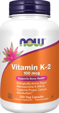 Now Foods Mk-7 Vitamin K-2 100 mcg 250 Capsules