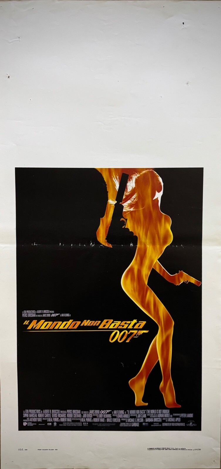 Locandina originale film Il mondo non basta (1999) - Regia di Michael Apted