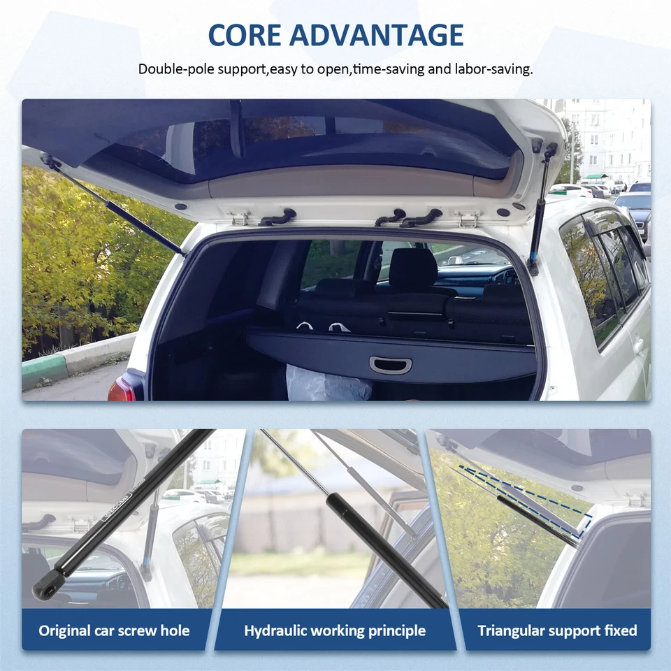 For 2013-2015 Mitsubishi Outlander Sport 2 Pcs Rear Liftgate Lift Support Struts Foto 3 de 4