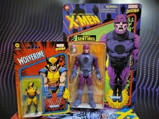 Hasbro Marvel Legends Series Retro 375 X-Men Wolverine & Sentinel Both MOC