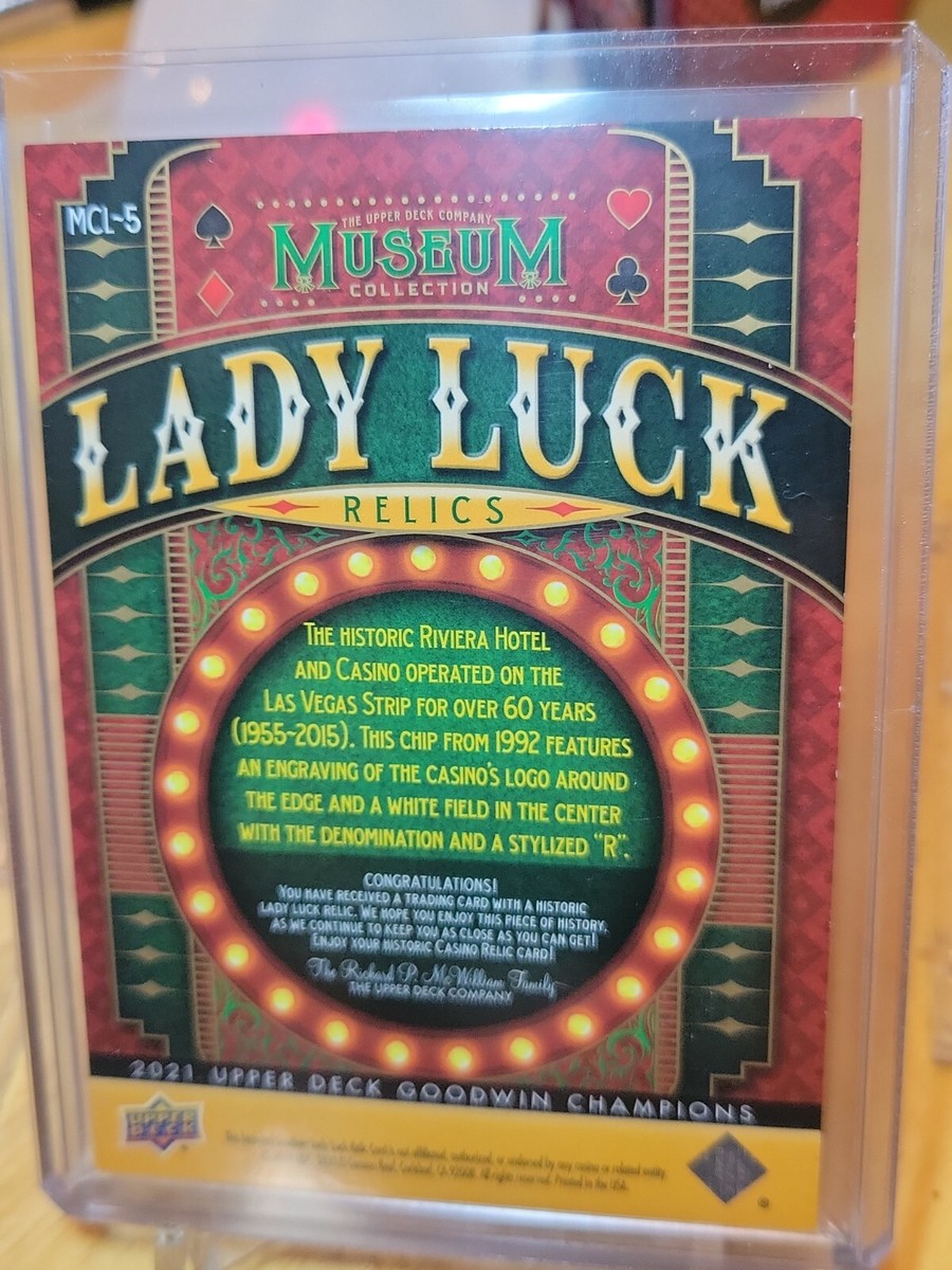 2021 GOODWIN CHAMPIONS MUSEUM COLLECTION LADY LUCK RIVERA 1
