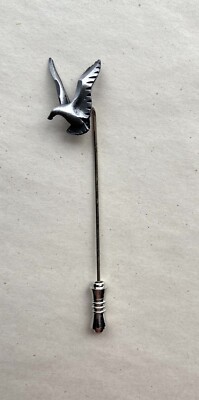 Vintage Seagull Stick Pin- Pewter- silver toned