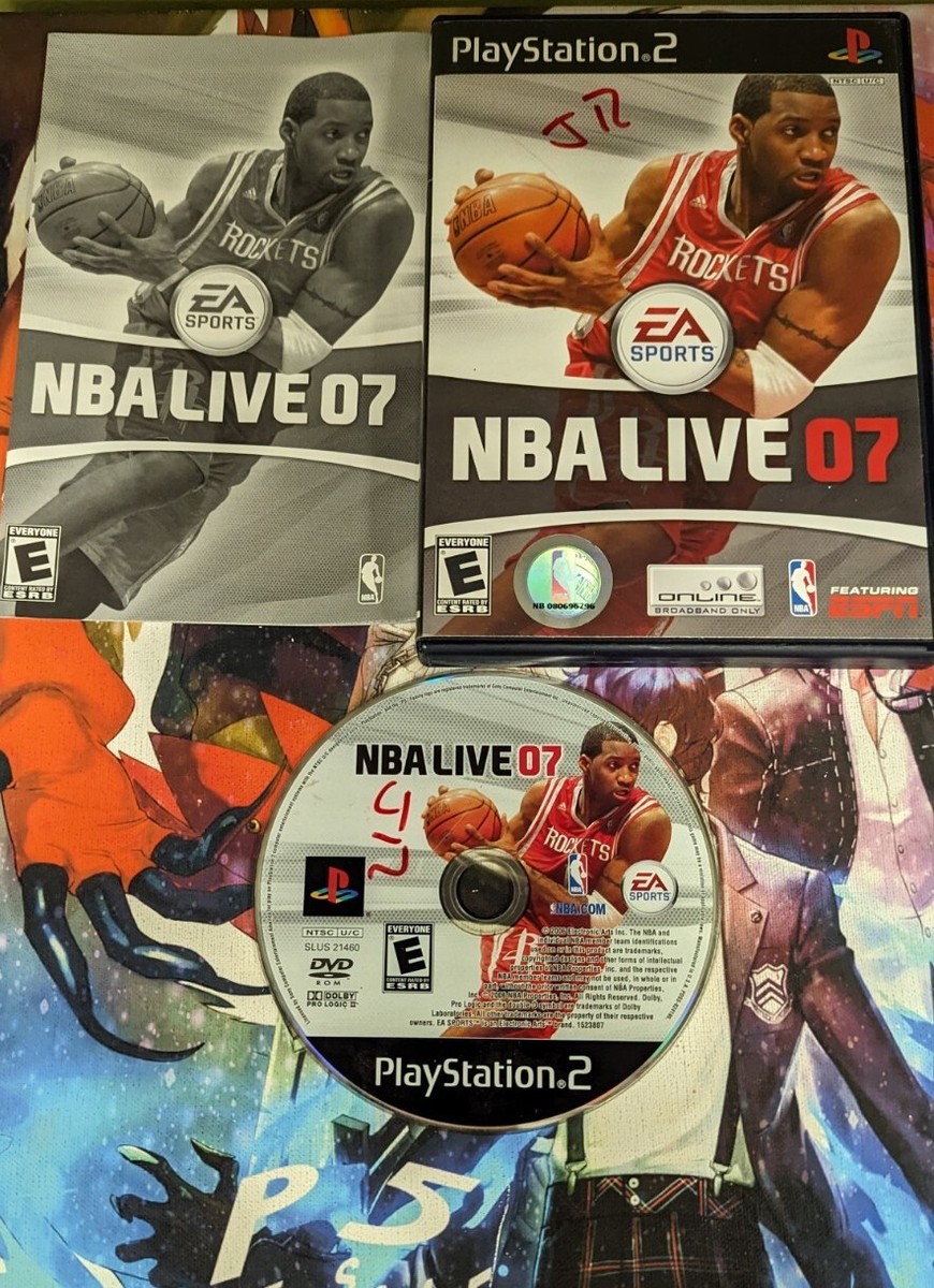 NBA Live 07 Sony Playstation 2 PS2 Tracy McGrady Complete CIB