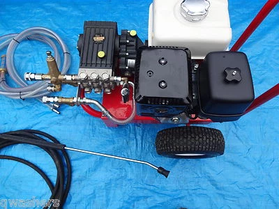HONDA INTERPUMP PRESSURE WASHER HONDA GX390 13HP PETROL 21LTRS @ 200BAR LSHAPE WS202 GEARBOXED