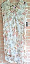 Vince Camuto Dress Size S Flowing Sheer Floral Coverup Oasis Bloom New MSRP $99