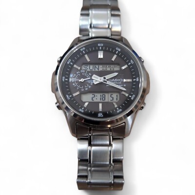 未使用【カシオ】LCW-M300D-1AJF CASIO LINEAGE LCW-M300D-1AJF radio-controlled Analog Digital
