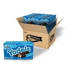 Drake's Yodels, 12 Boxes of Chocolate Frosted Creme Filled Cake Rolls