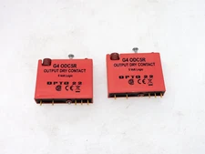 LOT OF 2 OPTO 22 G4 ODC5R OUTPUT DRY CONTACT 5 VOLT LOGIC RELAY