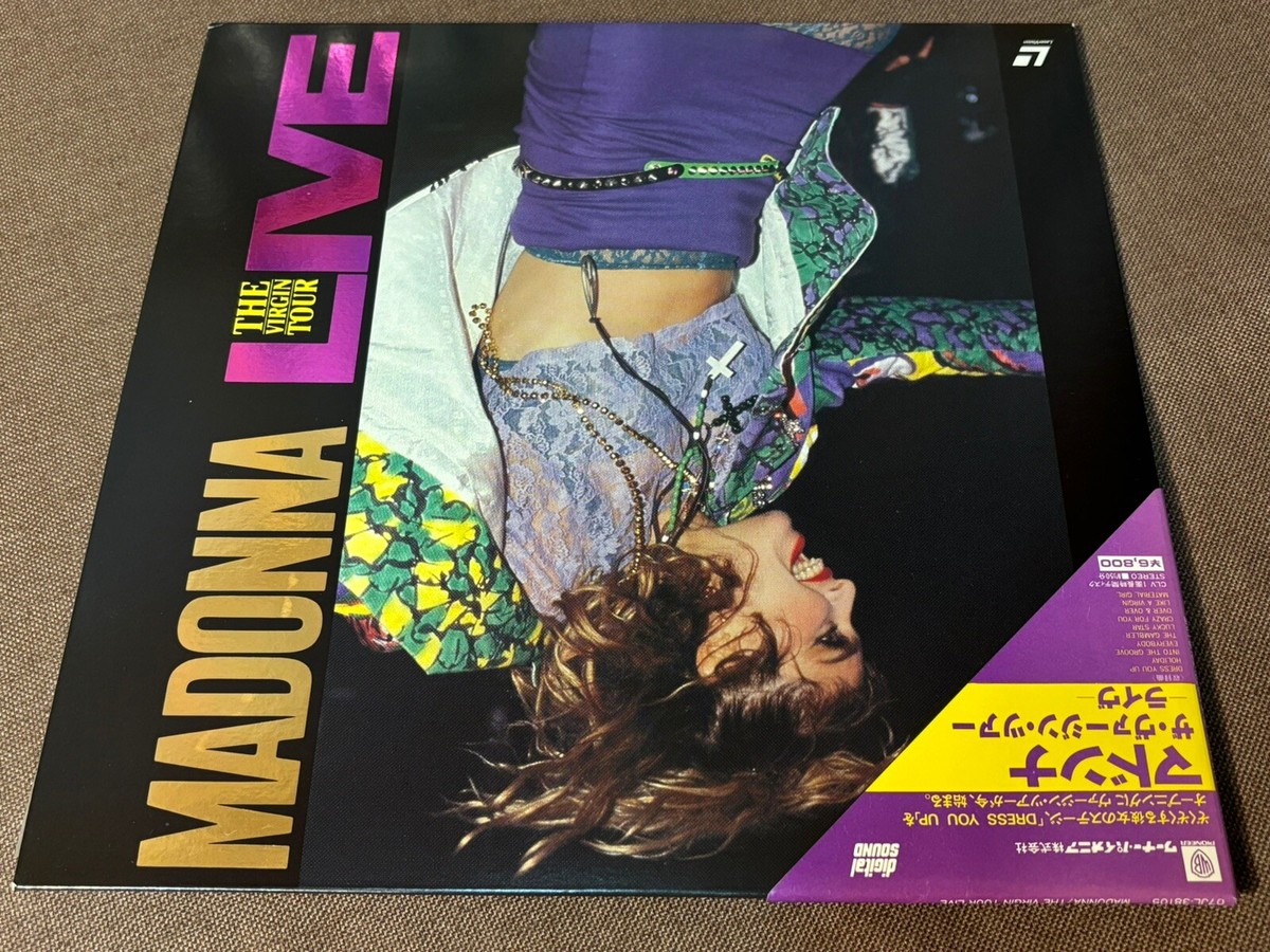 MADONNA The Virgin Tour Live JAPAN Laser Disc LD 07JL-38105 MADONNA The Virgin Tour Live JAPAN Laser Disc LD 07JL-38105