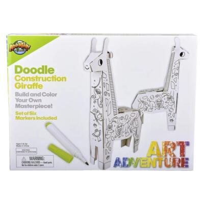 RI Art Adventure Doodle Construction Giraffe