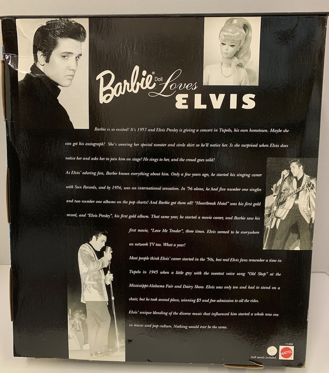 BARBIE LOVES ELVIS DOLL GIFT SET 1996 COLLECTOR EDITION MATTEL