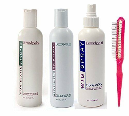 Brandywine Wig Hair Care Products 8oz Shampoo, Conditioner and Pump Wig Spray