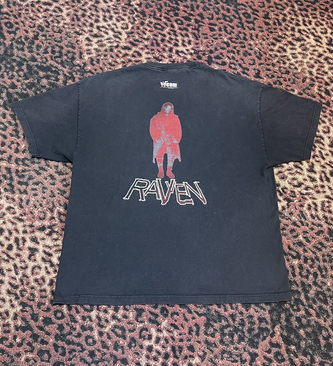 Vintage 90s Raven Nevermore Shirt Wrestling Size XXL 2X ECW WCW