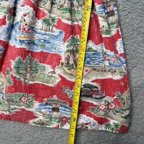 Reyn Spooner Hawaiian Dress Girls Size 6 Christmas Mele Kalikimaka - Picture 4 of 8