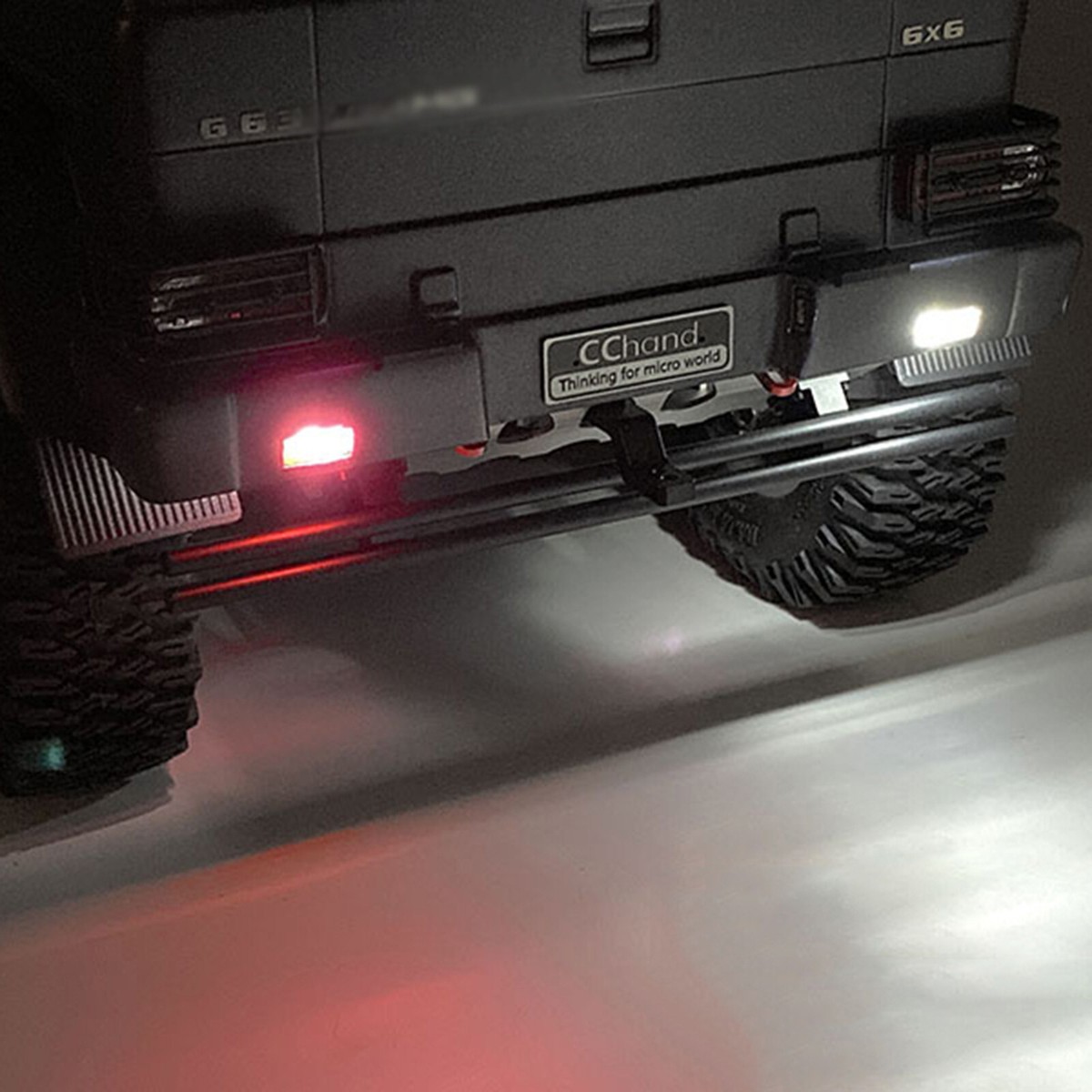Traxxas Hoss Heckbumper Mit LED-Beleuchtung – Ersatzteil #9036 Für RC-Modellauto