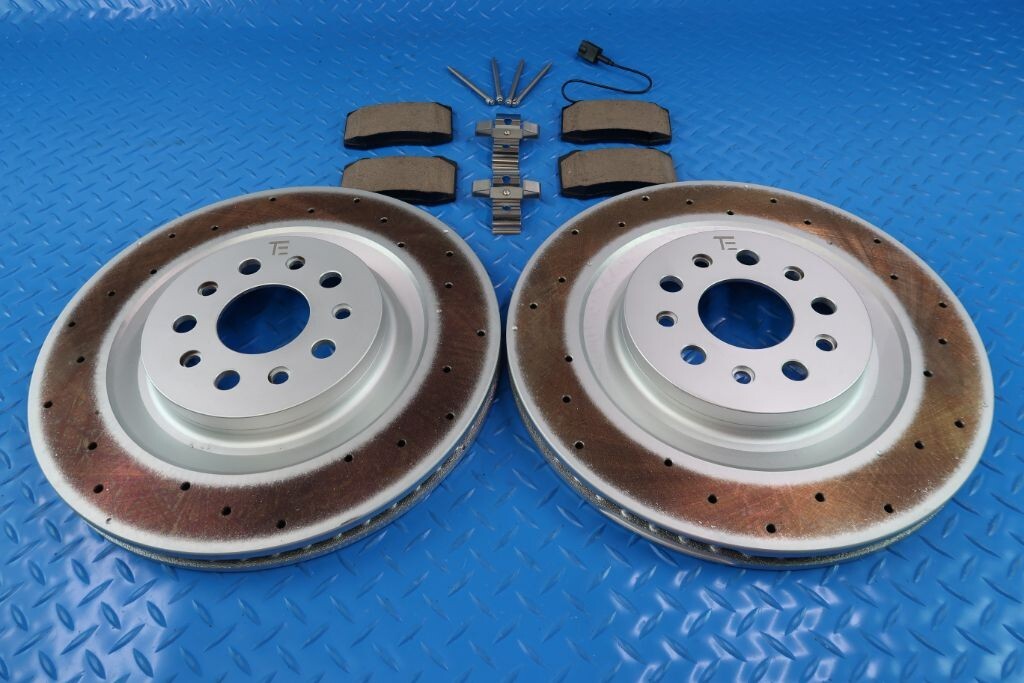 Maserati Quattroporte GTS 3.8 V8 rear brake pads & rotors TopEuro #12103