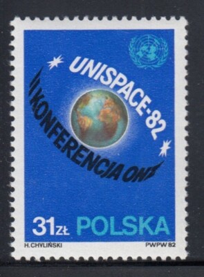 POLAND UN Conference of Peaceful Uses of Outer Space MNH stamp | eBay