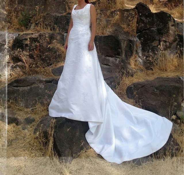 ebay wedding dresses size 18
