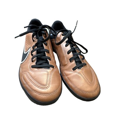 Nike Tiempo women s gold black shoes sneakers  DA1189-810 size 8 SKU 3221
