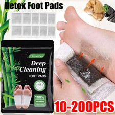 Bamboo Detox Foot Patches Pads, Remove Toxins, Deep Cleansing 10 - 300 patches