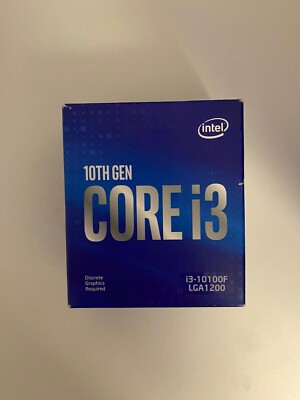 Intel Core i3-10100F Prozessor - Leistungsstark und Effizient!