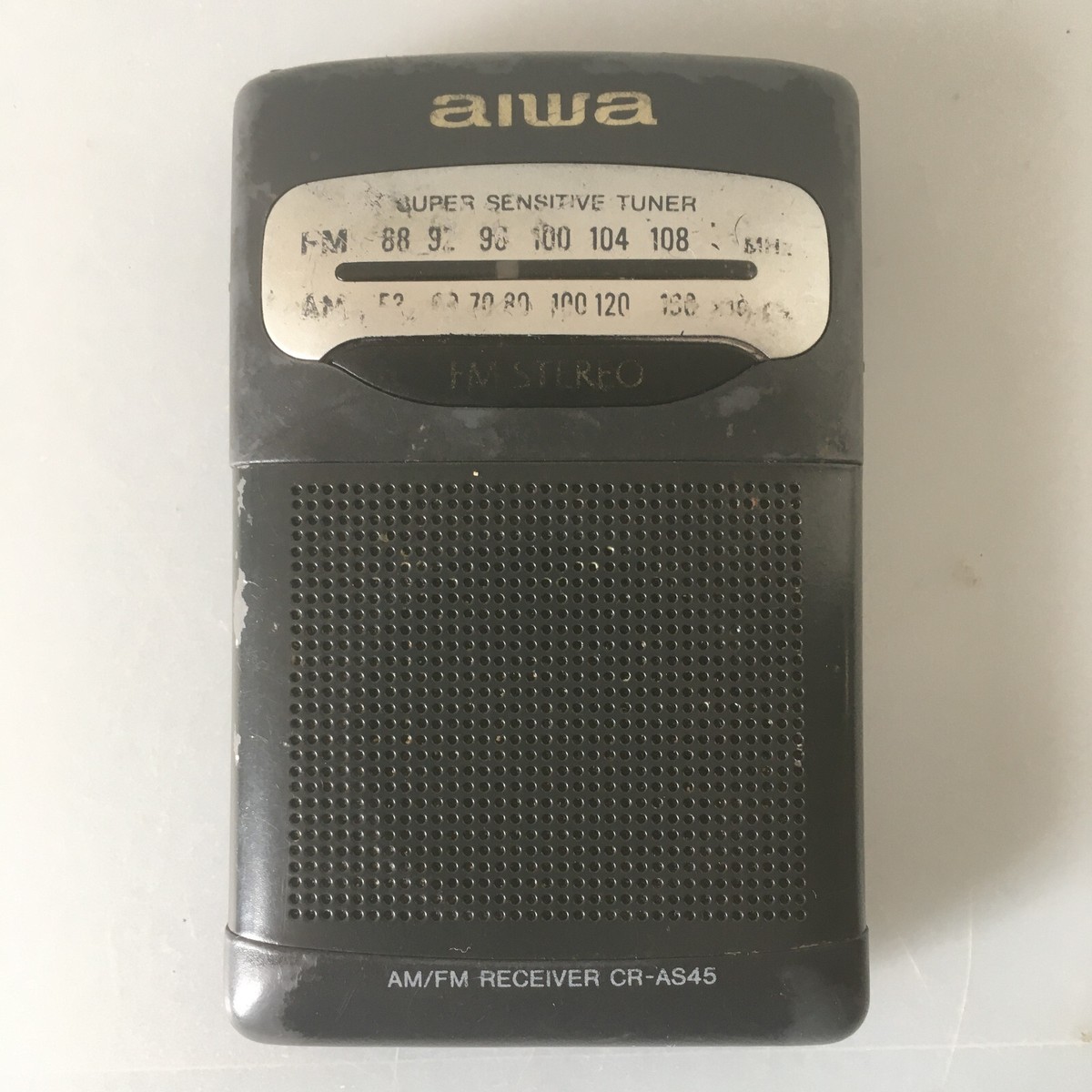 AIWA CR-AS45 Portable Radio AM FM Stereo Personal Pocket Receiver