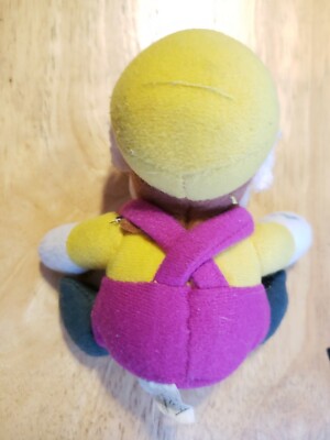 Vintage 1997 Nintendo Super Mario 64 BD&A WARIO Mini Bean Bag