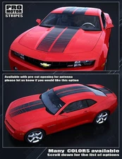 Chevrolet Camaro Over-The-Top Strobe Double Stripes Decals 2014 2015 Pro Motor