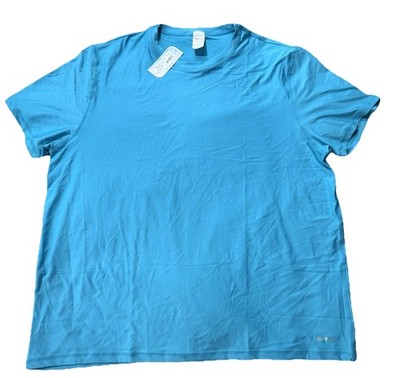 Men s NWT Sporti UPF 50+ Relaxed Fit Swim Shirt SS Ocean Blue Size XXX-L
