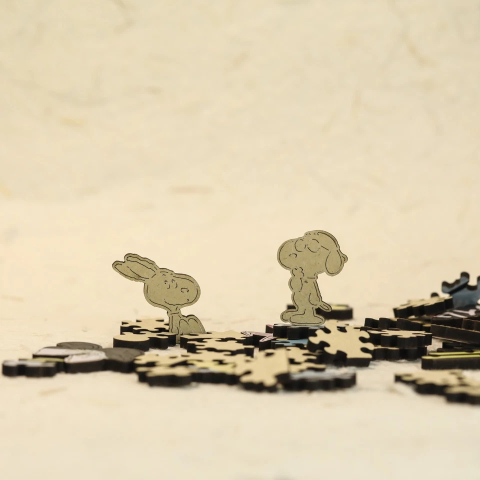 Quebra-cabeça oficial de madeira Snoopy Tokyo Vibes 300 peças | Sakura Art Gift - Imagem 2 de 4
