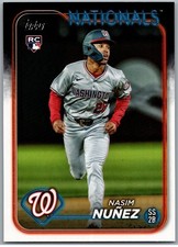 #US267 Nasim Nunez, Washington Nationals - RC 2024 Topps Update