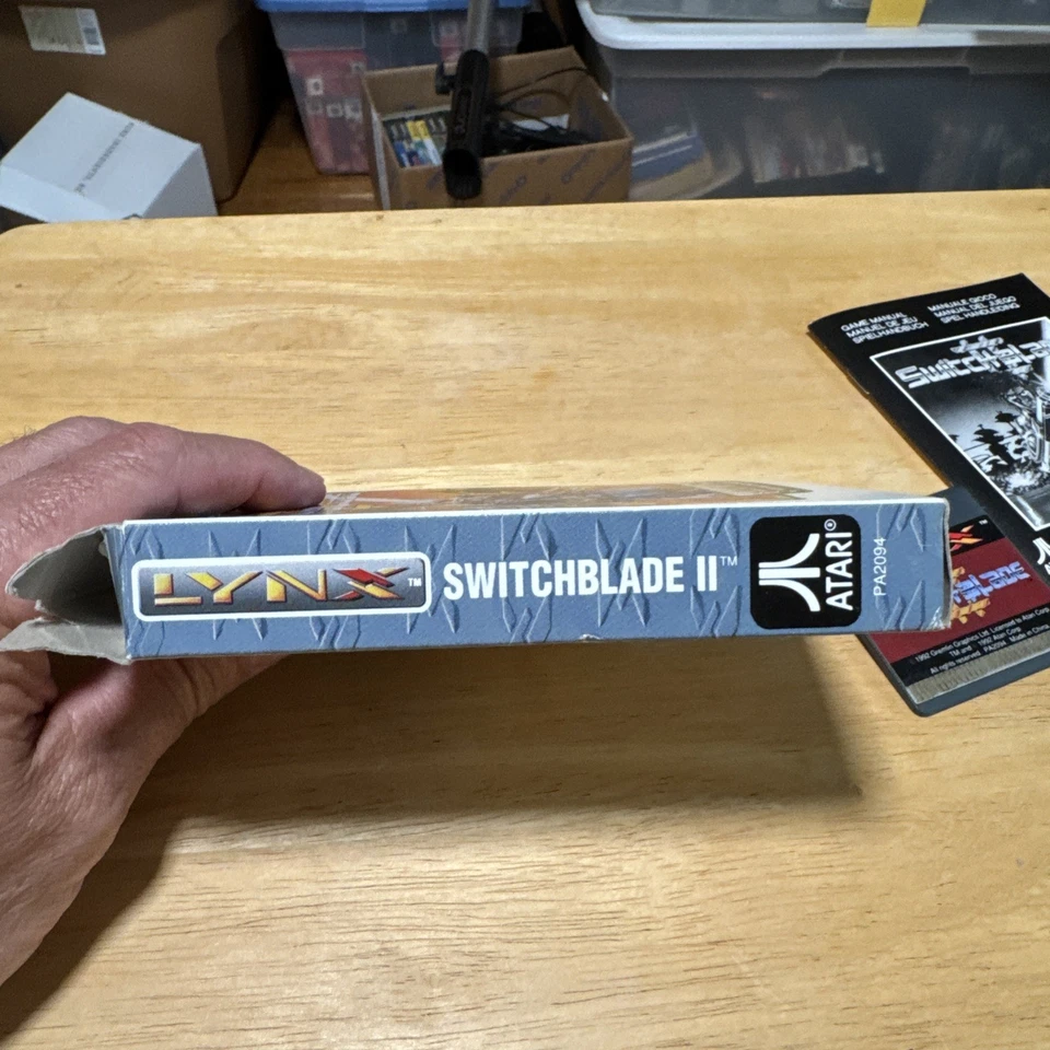 Atari Lynx - SwitchBlade II  - CIB - Image 3 of 4