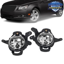 Fog Lights For Chevrolet Cruze 2011-2014 Halogen Wbulbs Clear Lens Rightleft Fog Lights For Chevrolet Cruze 2011-2014 Halogen Wbulbs Clear Lens Rightleft