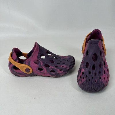 Merrell Hydro Moc Slip In Sandals Water Shoes Pink Purple Kids  Size 13