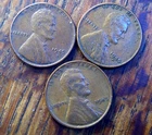 1945 Lincoln Wheat cent P D S coin lot VG/F free ship