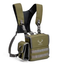 Binocular Harness Chest Pack - Bino Case with Rangefinder Pouch and Waterproo...