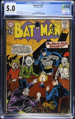Batman (1940) # 152 CGC 5.0 (2400260) appearance Joker 1962