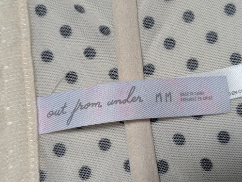 URBAN OUTFITTERS OUT FROM UNDER beflocktes gepunktetes Korsett-Top – Damen Medium NEU - Bild 4 von 11
