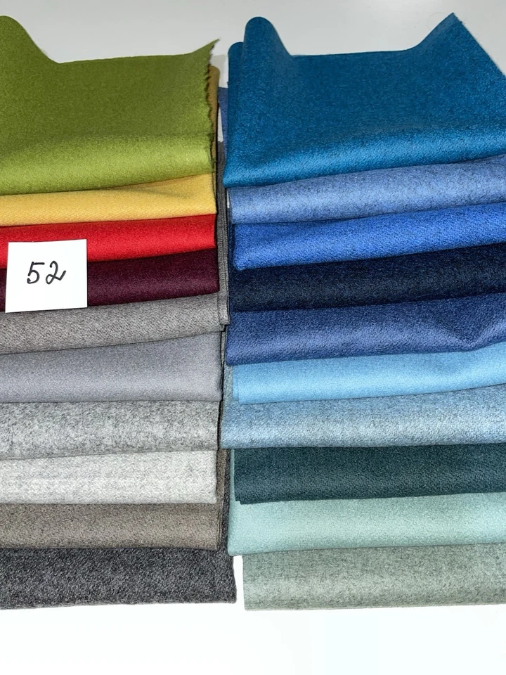Premium Wool Fabric 20 Pieces  40 x 40 cm  (not Felt) - Image 2 of 4