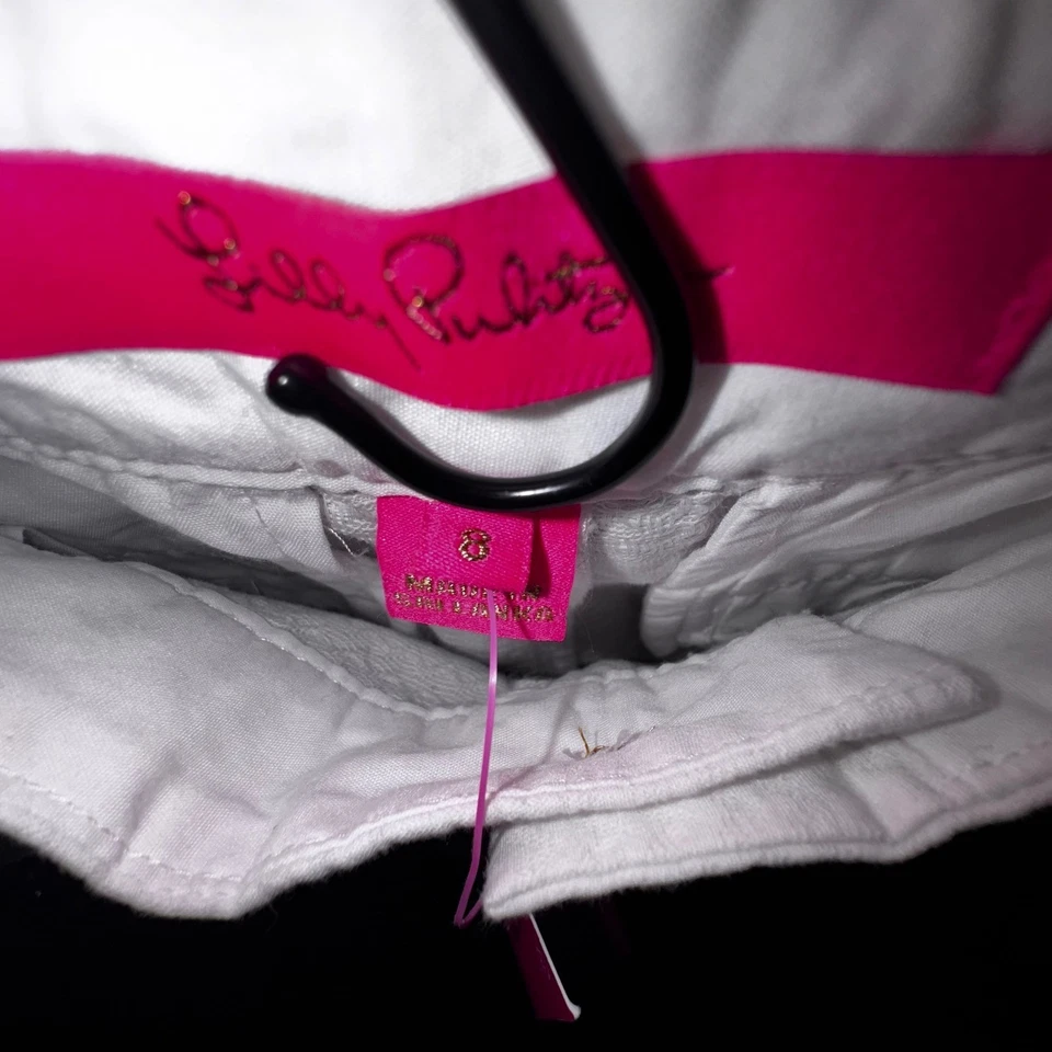 Pantalones Cortos Lilly Pulitzer Buttercup Vieira Resort Blanco Talla 8 Nuevos con Etiquetas $70 Foto 4 de 4