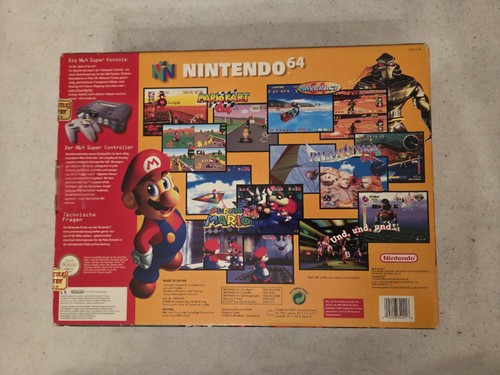 N64 Nintendo 64 Schwarz Black Konsole Console OVP - Bild 2 von 21