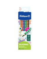 Pelikan Buntstifte Silverino Dreieckig Dick, 6Er Set | 700610 | 2019 | Pelikan