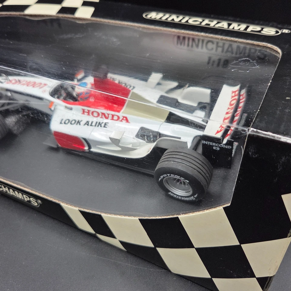 MINICHAMPS 1/18 BAR Honda 005 Jenson Button LUCKY STRIKE 100030017 B.A.R - Image 3 of 4
