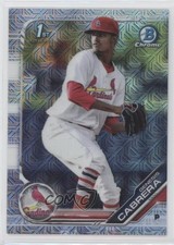 2019 Bowman Chrome Prospects Mega Box Mojo Refractor Genesis Cabrera uk2